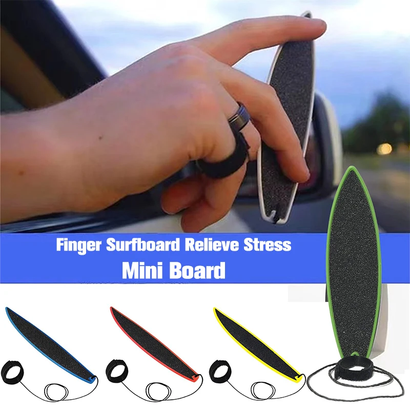 Finger Surfboard Fingerboard Toy for Wind Mini Surf Board for Kids and Surfers Birthday Gift Mini Surfboard for Party Favors