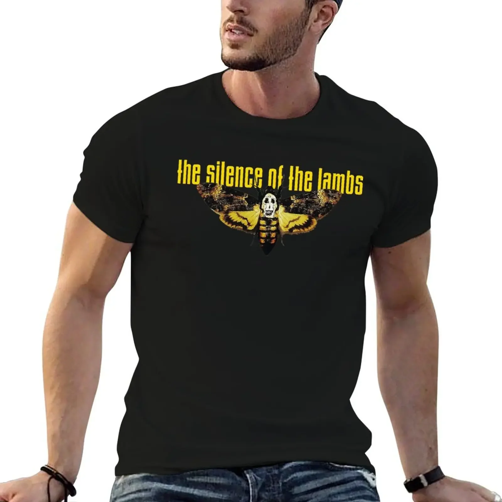 

Silence of the Lambs T-Shirt anime summer top customs design your own Men's cotton t-shirt