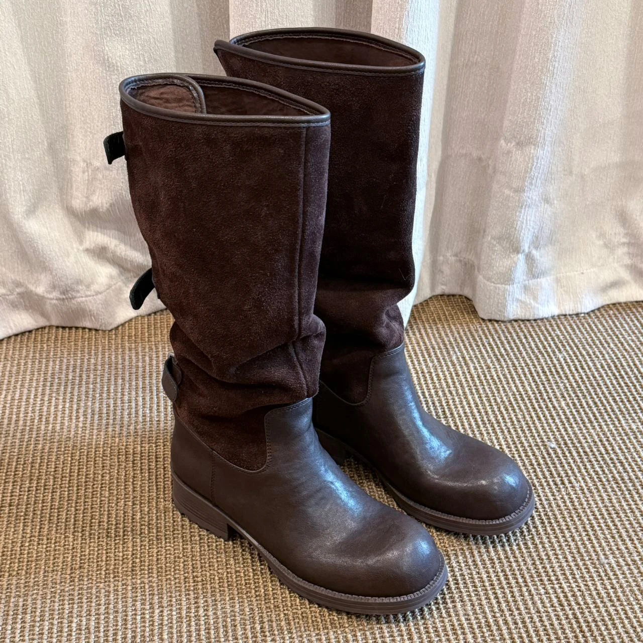 BANFANG Women's Boots 4cm Round Retro Mid-calf Boots Autumn Winter New Casual Fashion Brand Design High Quality Shoes For Women