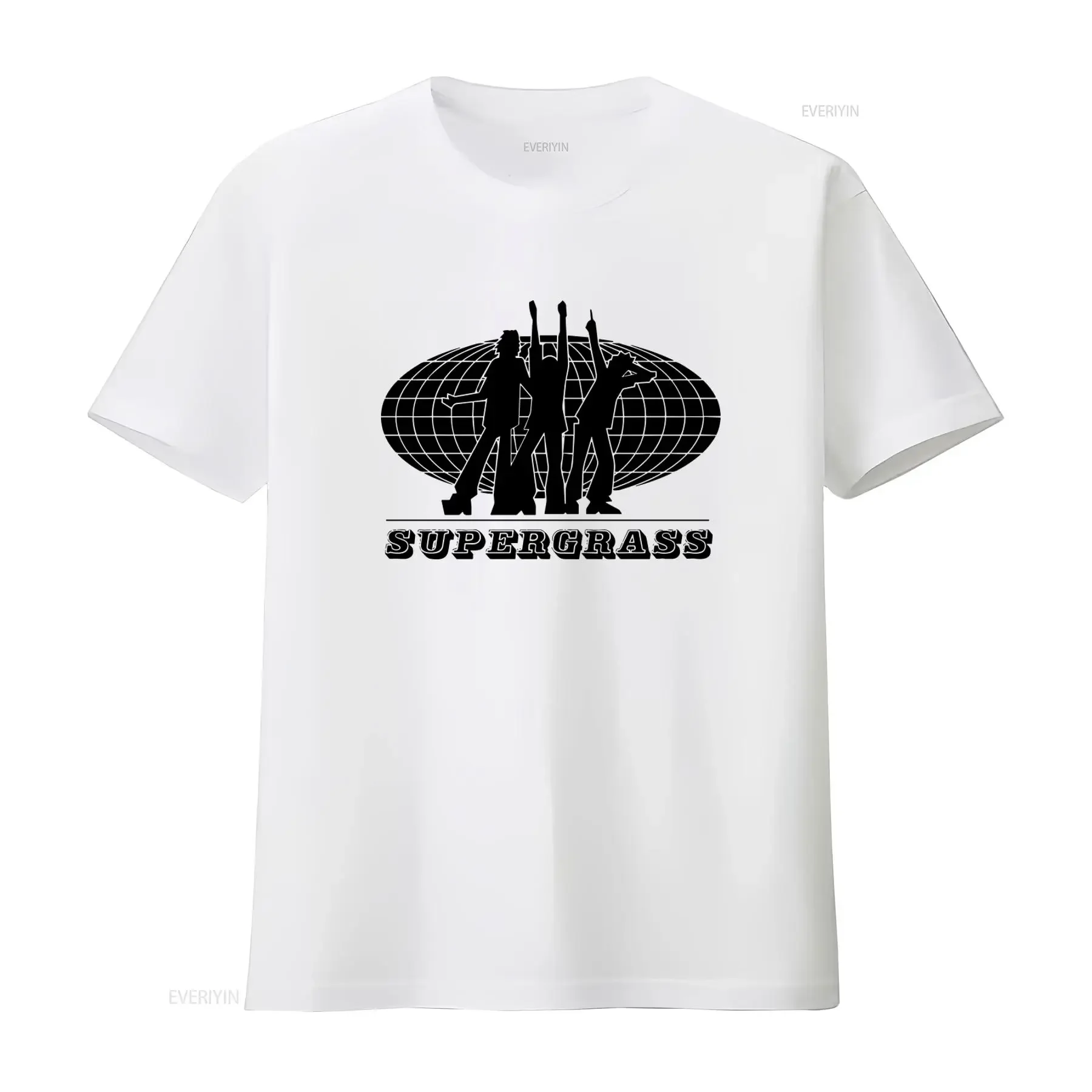 Supergrass Britpop Band Design T Shirt Available in All Sizes and Colours vintage Washed Comfortable Breathable Stretched