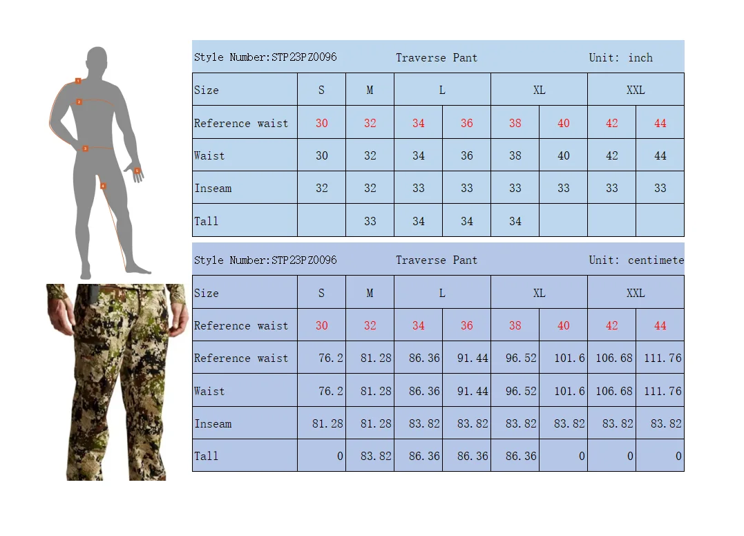 Traverse-Hose Schnelltrocknende Vierseitig Elastische Hose Outdoor Tarnmuster Jagdhose – Detail 1