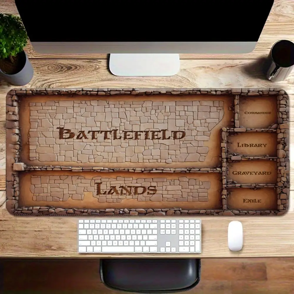 

Zones of The Dungeon Magic Party Game Mat Durable Rubber for MTG&TCG Games Mouse Pad Offices Desk Mats Party Friendly Design