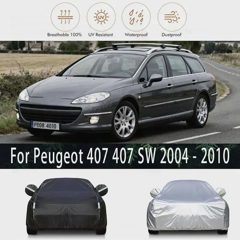 

For Outdoor Protection Waterproof Dustproof for Peugeot 407 407 SW Car Covers