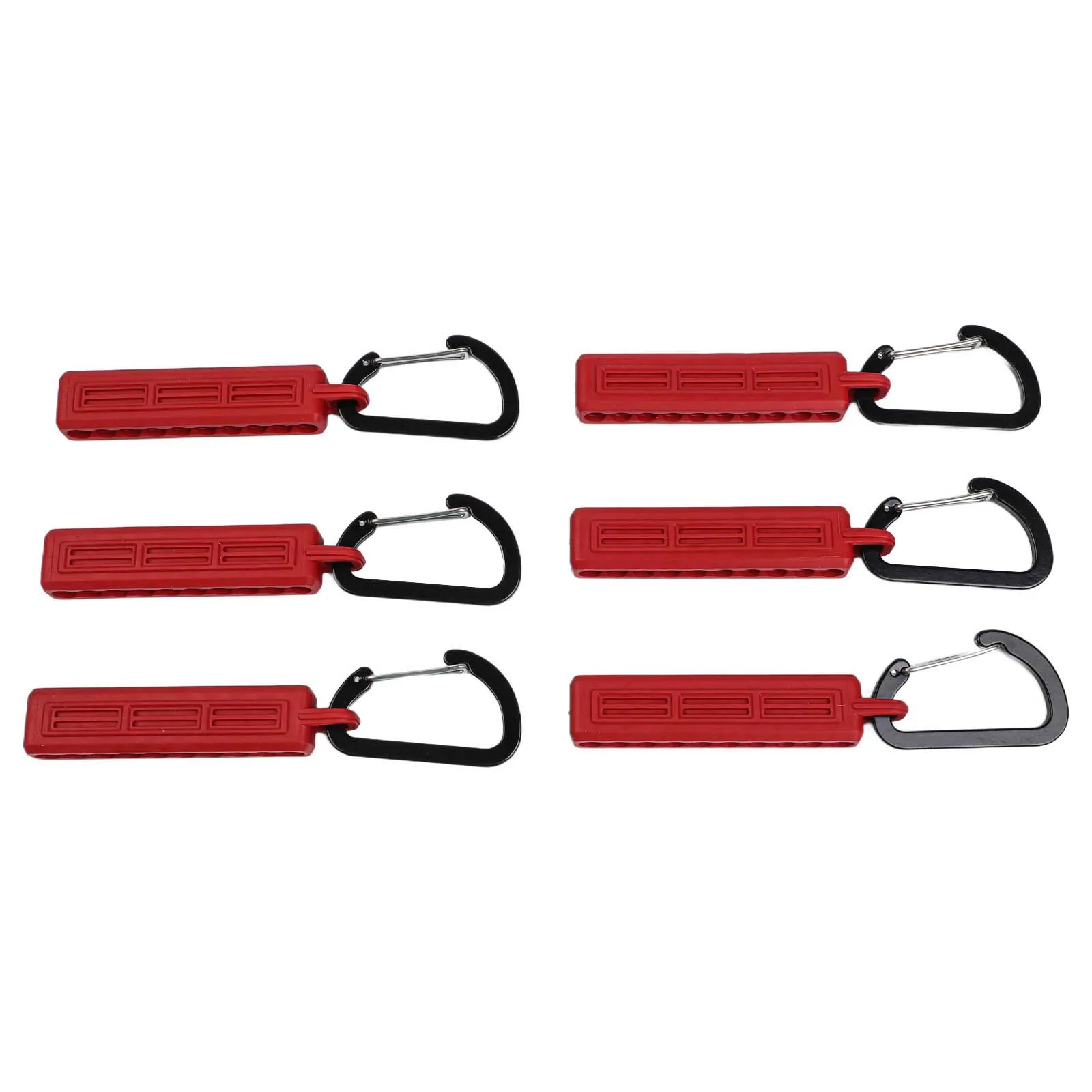 6PCS Portable Drill Bit Storage Belt with 10 Holes and Carabiner for Efficient Organization and Easy Tool Transport