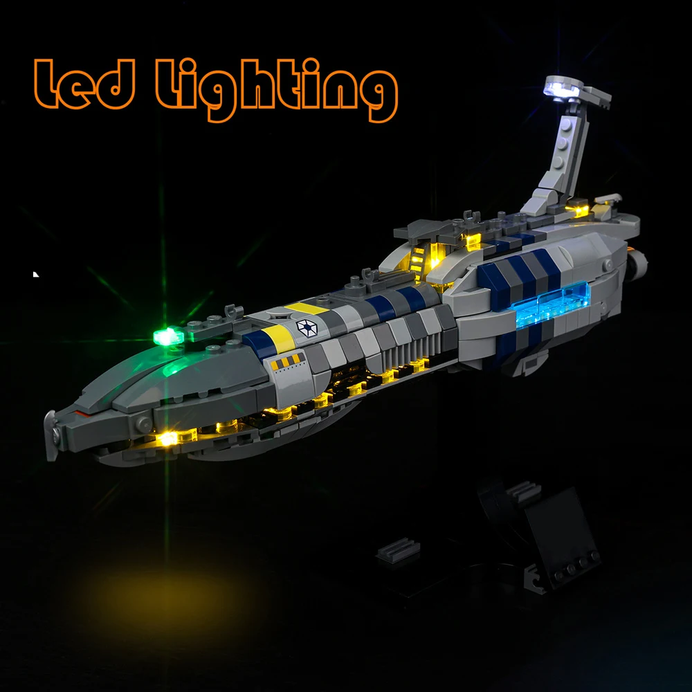 

Комплект светодиодных фонарей «Звездные войны» для 75377, эпизод III, месть фильма ситхов, невидимая рука, не входит блок (только комплект освещения)