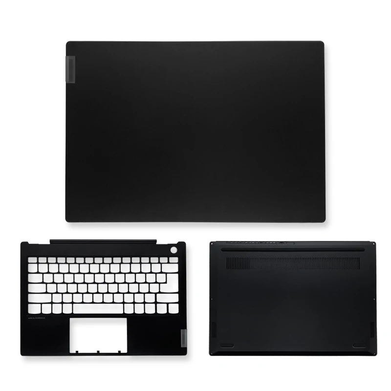 

NEW For Lenovo Thinkbook 13S 13S-IWL Series Laptop LCD Back Cover/Palmrest/Bottom Case Upper Case C Cover with Fingerprint Black