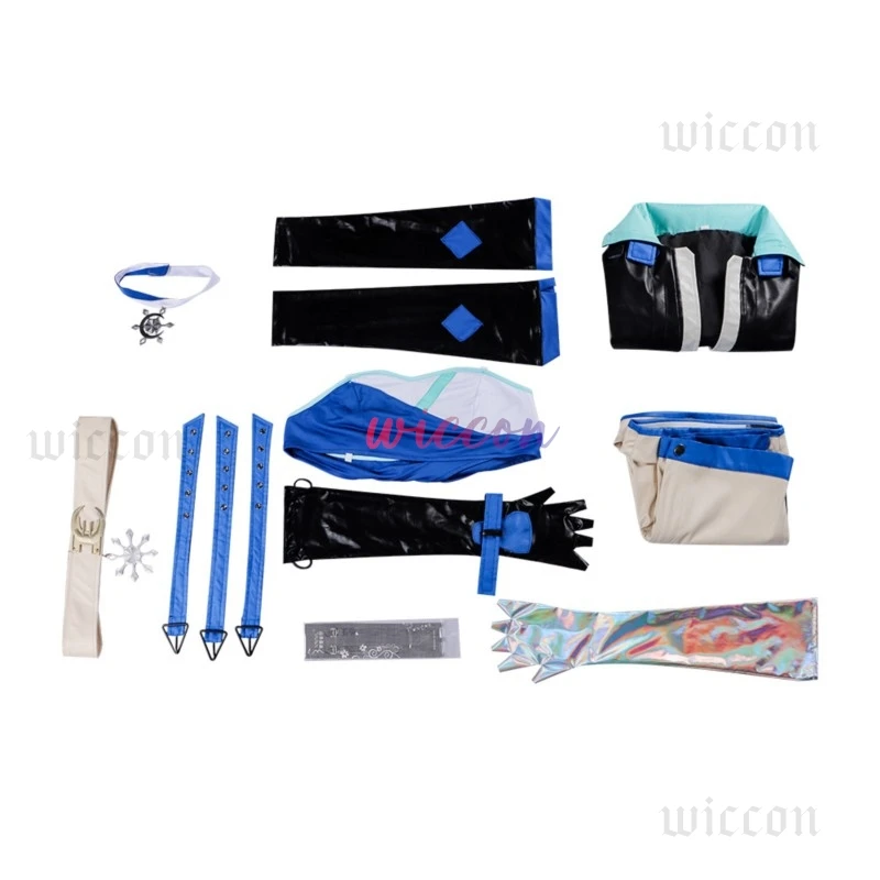 애니메이션 게임 라이벌 스노우 루나 코스프레 여성 가죽 의상 변장 복장 여성 롤 플레잉 신발 Disfraz Halloween Suit