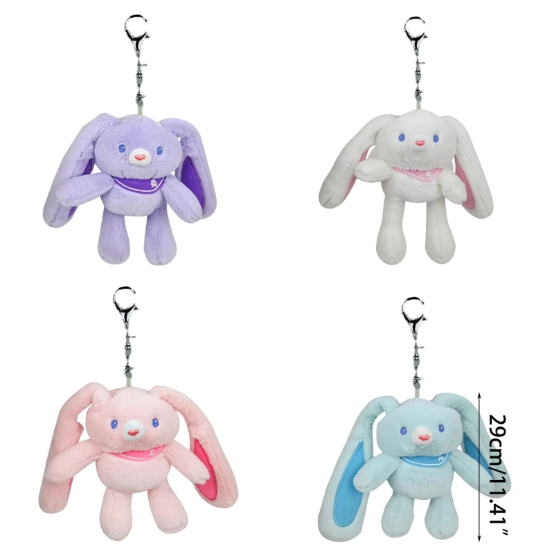 مجرد سحب أذني الأرنب أفخم المفاتيح لعبة آلة تجلي هدية كرنفال جوائز للأطفال على ظهره هدية