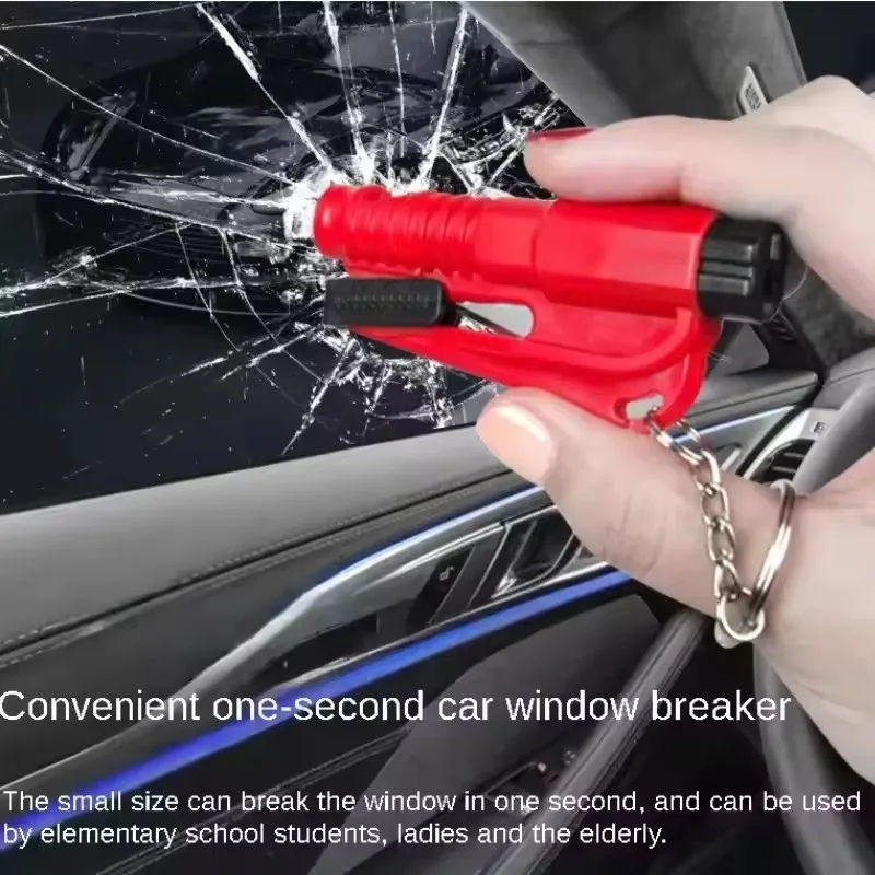 3 IN 1 Multifunctional Car Glass Broken Window Hammer Car With Lifesaving Hammer Emergency Escape Car Seat Belt Cutter