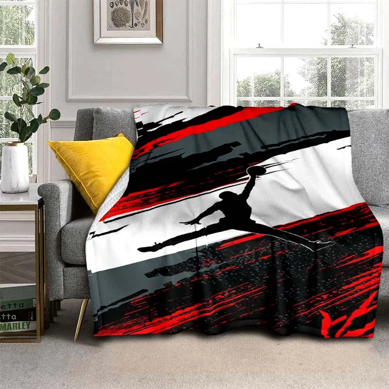 Basketball-ARI-MAN-JD Super Soft Throws Blanket,Warm Cozy Blanket for Bed,Couch,Sofa,Bedroom,Living Room,Travel,Camping,Hiking