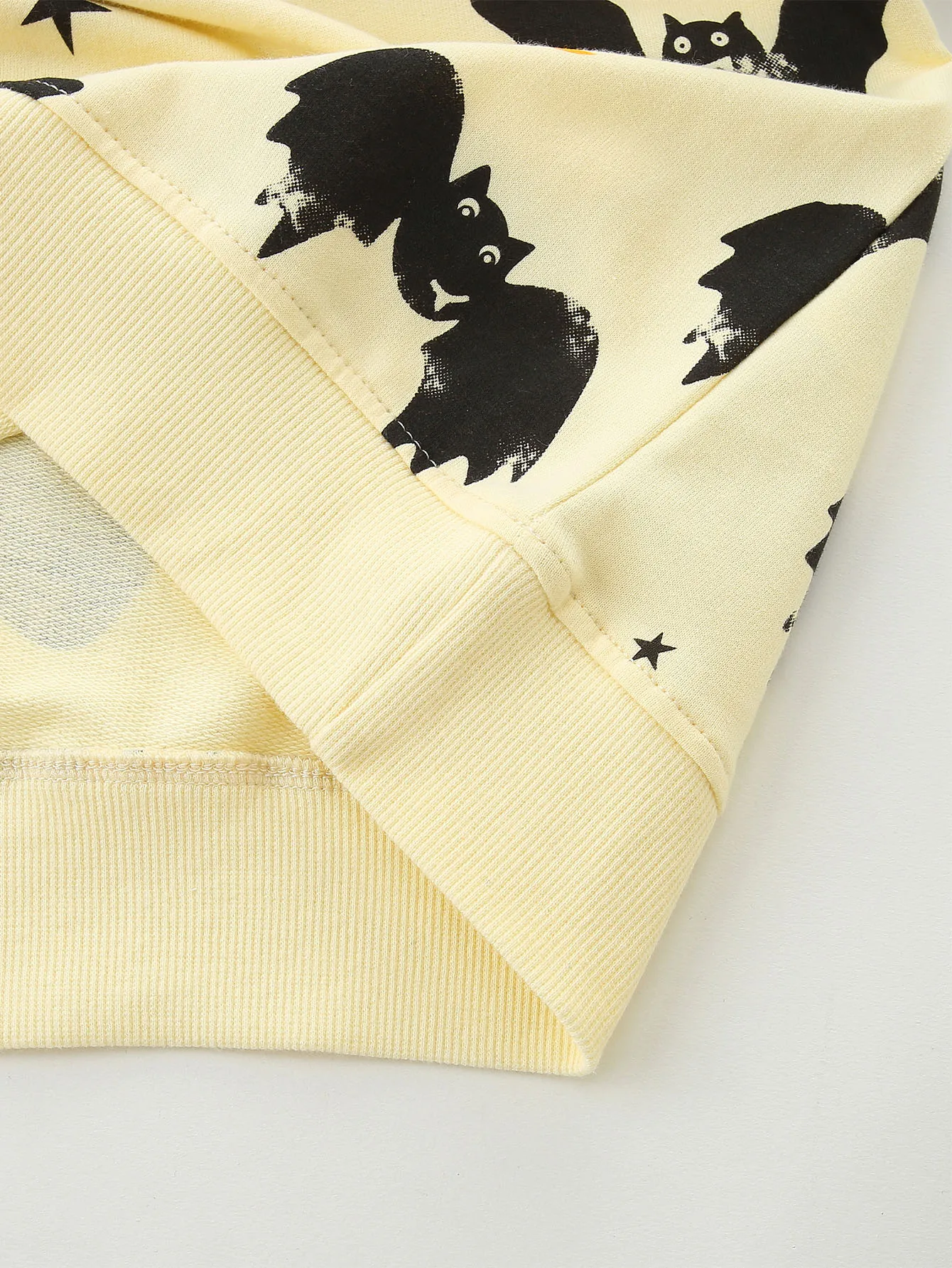 TUONXYE Jungen Baumwoll-Sweatshirt mit Halloween-Kürbis- und Fledermaus-Motiv, Rundhalsausschnitt, lange Ärmel, Pullover, lässige Herbstoberteile für Kinder, Herbstkleidung. – Detail 8