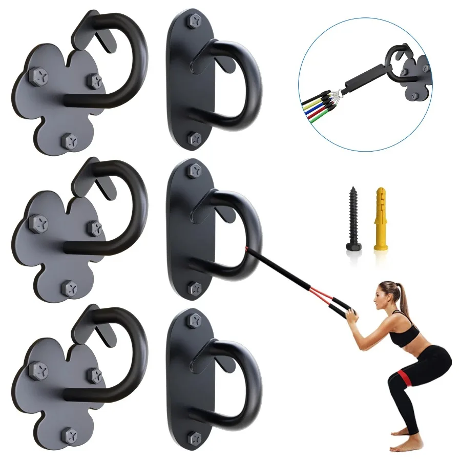 

6pcs wall-mounted anchor anchors for resistance bands exercise anchors with resistant band hooks for home gym anchors