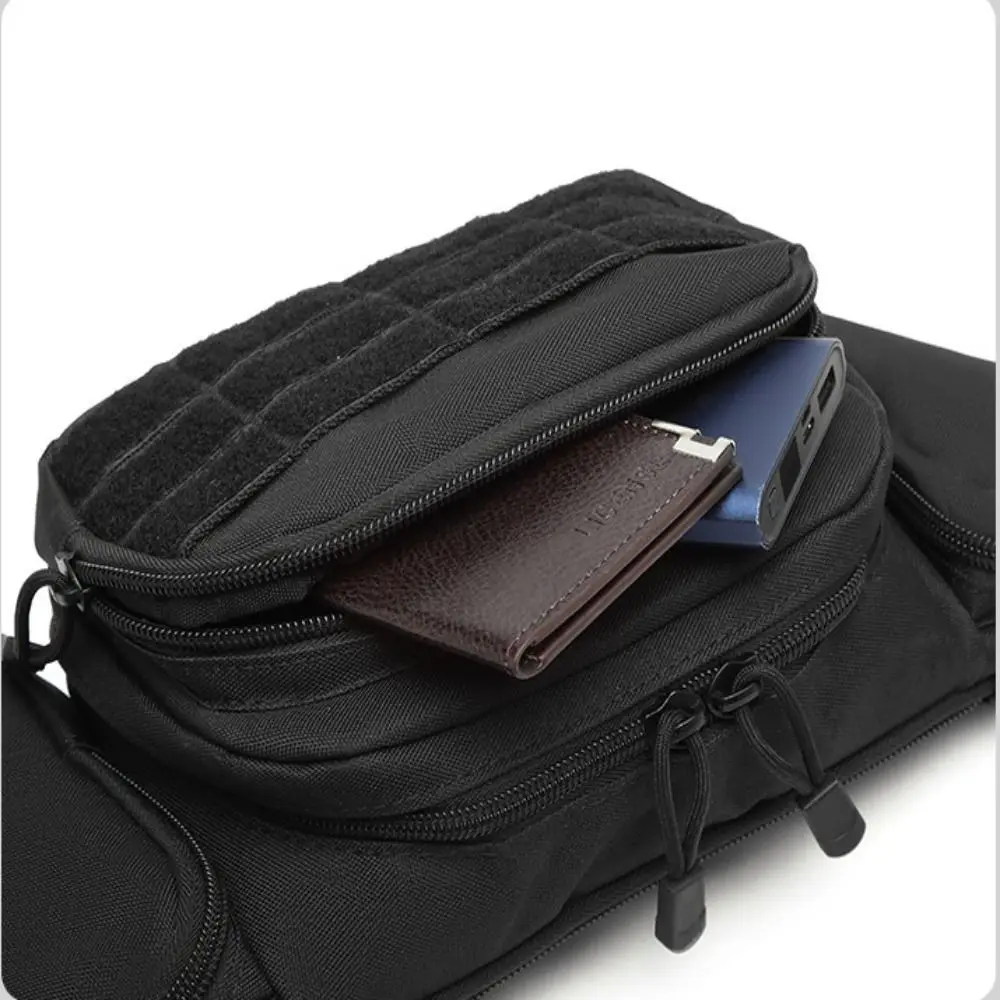 

Large Capacity Outdoor Waist Bag Multifunctional High Density Nylon Climbing Chest Bag Breathable Quick Release Buckle