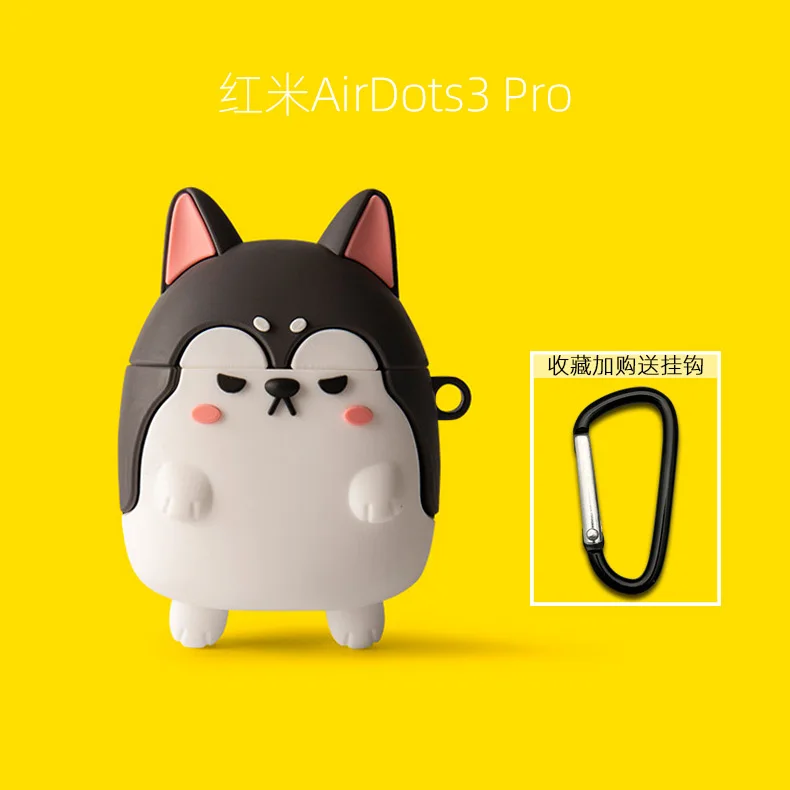 Caso de silicone macio dos desenhos animados para redmi buds3 pro/airdots 3pro para redmi buds3 bluetooth fone de ouvido à prova de choque lite capa