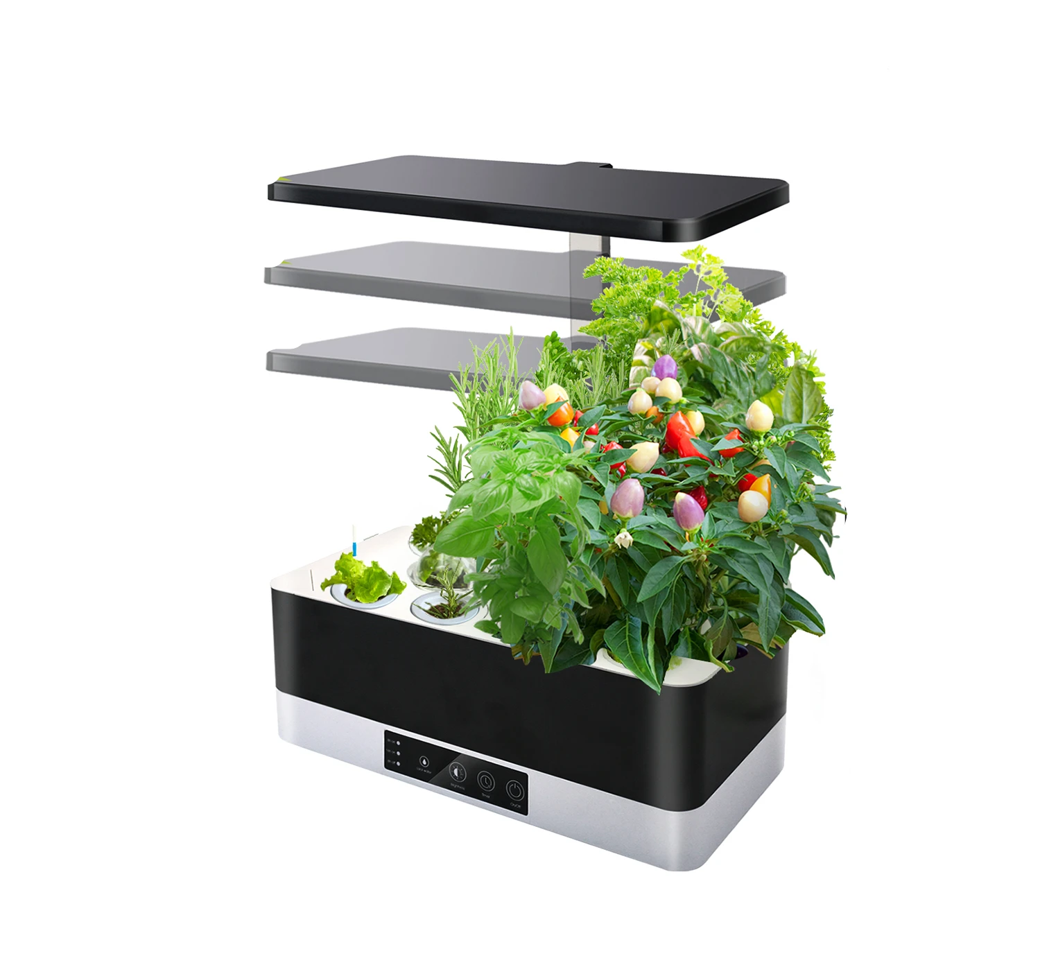 J&C Growing System Indoor Herb Hydroponics Plants Garden kit Planter Indoor Smart Garden Hydroponic