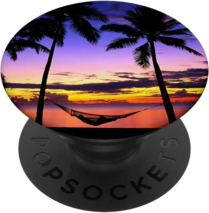 

Man Woman Resting In A Hammo Relaxing Rest Vacation Beach Grip: Swappable G For Phones & Tablets