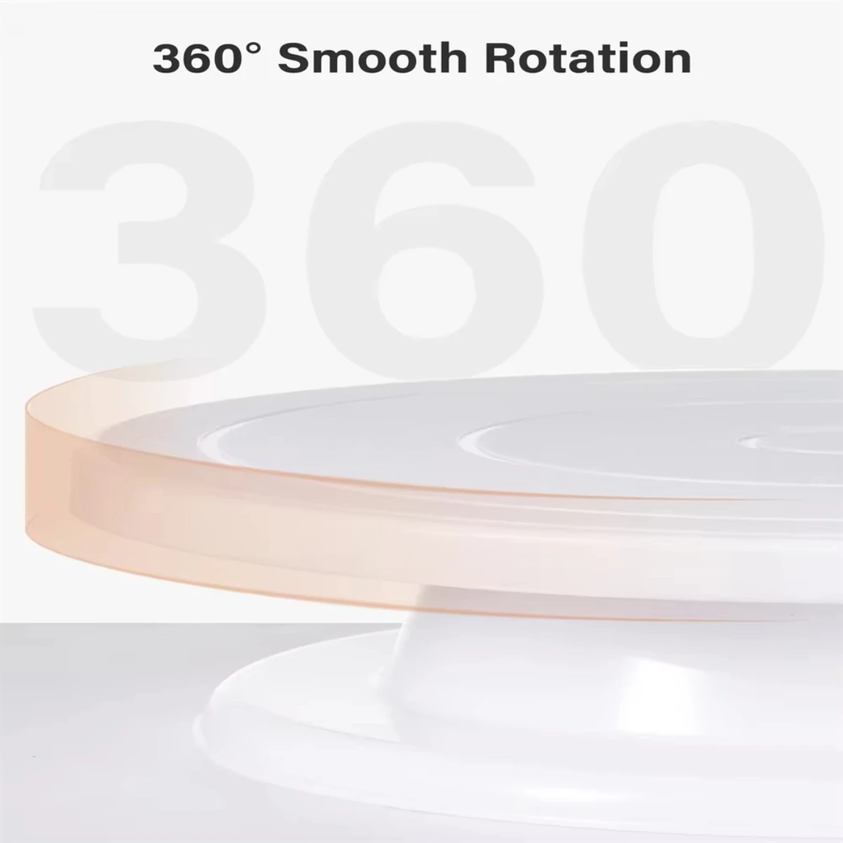 6Pcs/Set Plastic Cake Turntable Rotating Cake Plastic Dough Pastry Decorating Cream Stand Rotary Table DIY Pan Baking Tool