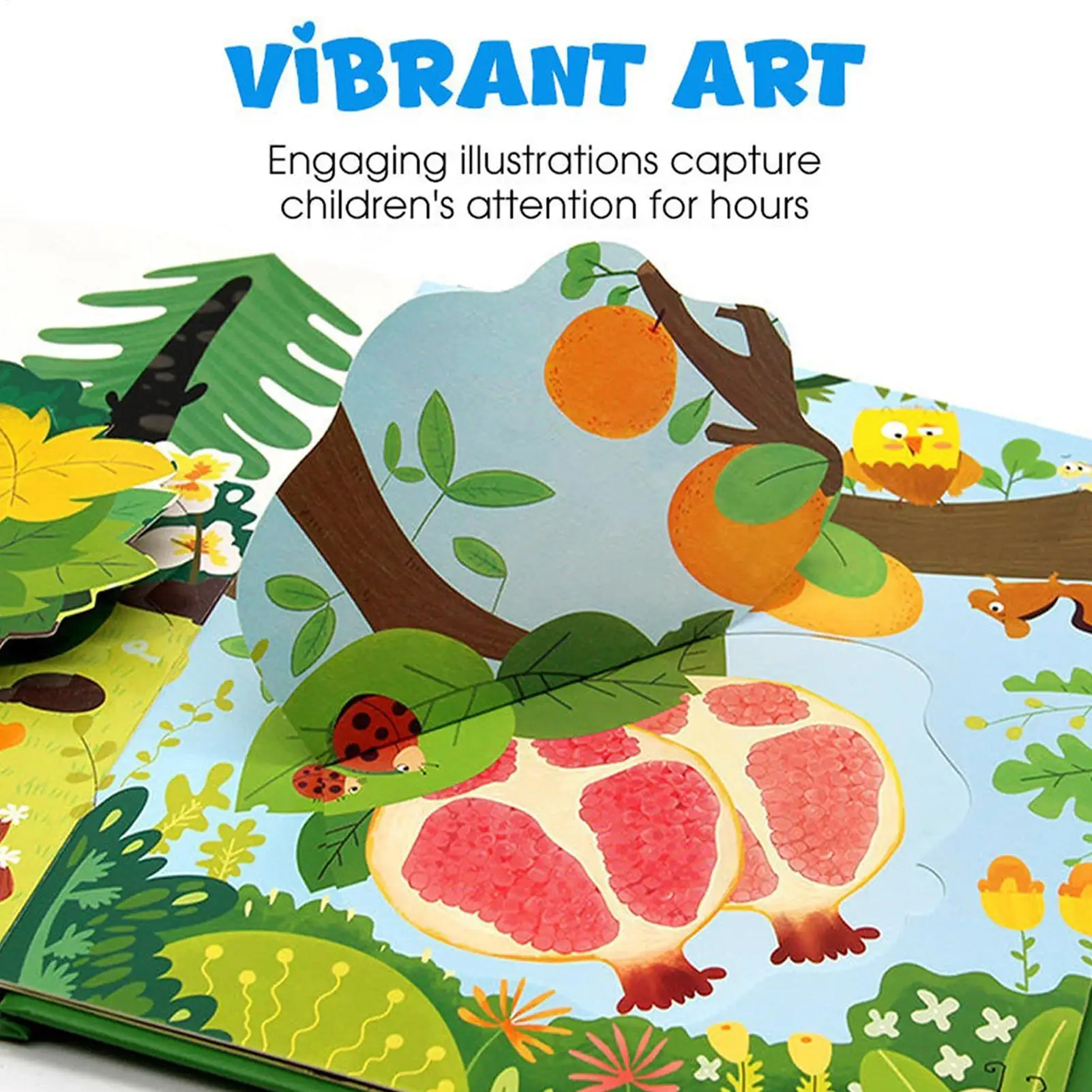 Interactive Kids Books Animal Illustrations Storybook Pop Design Early Learning Books For Reading Speech Kids Boy Girl Birthday