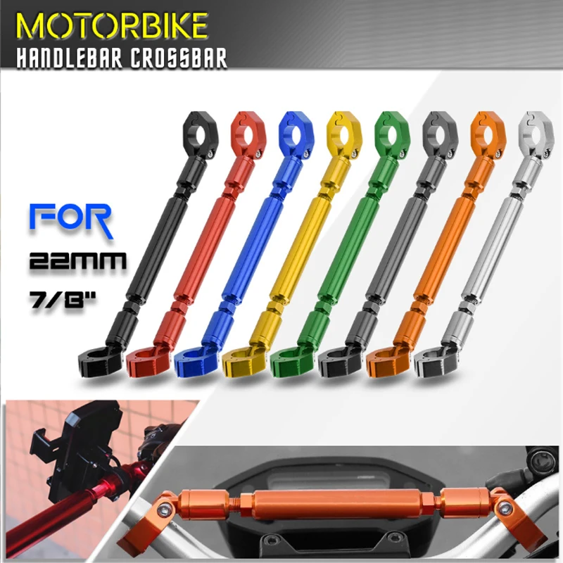 22mm Universal Modified Balance Crossbar Multifunctional Bracket Motorcycle Scooter E-Bike Handlebars For Yamaha Honda Kawasaki