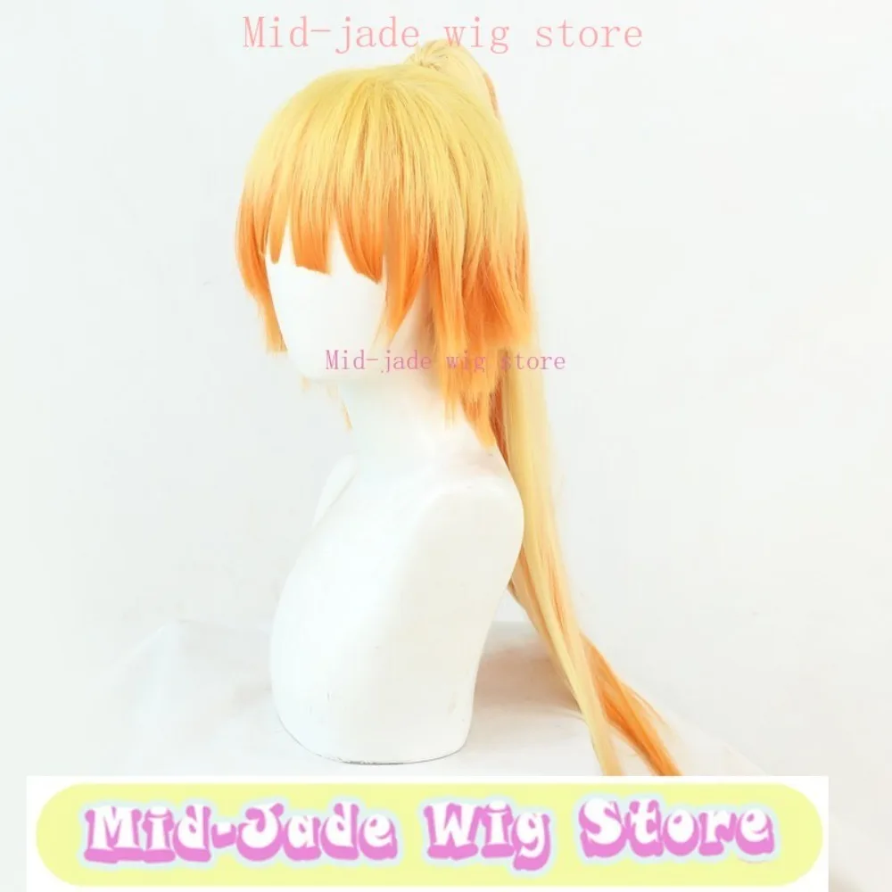 我妻善逸 Genderend コスプレウィッグアニメコスプレパーティー帽子小道具人工毛