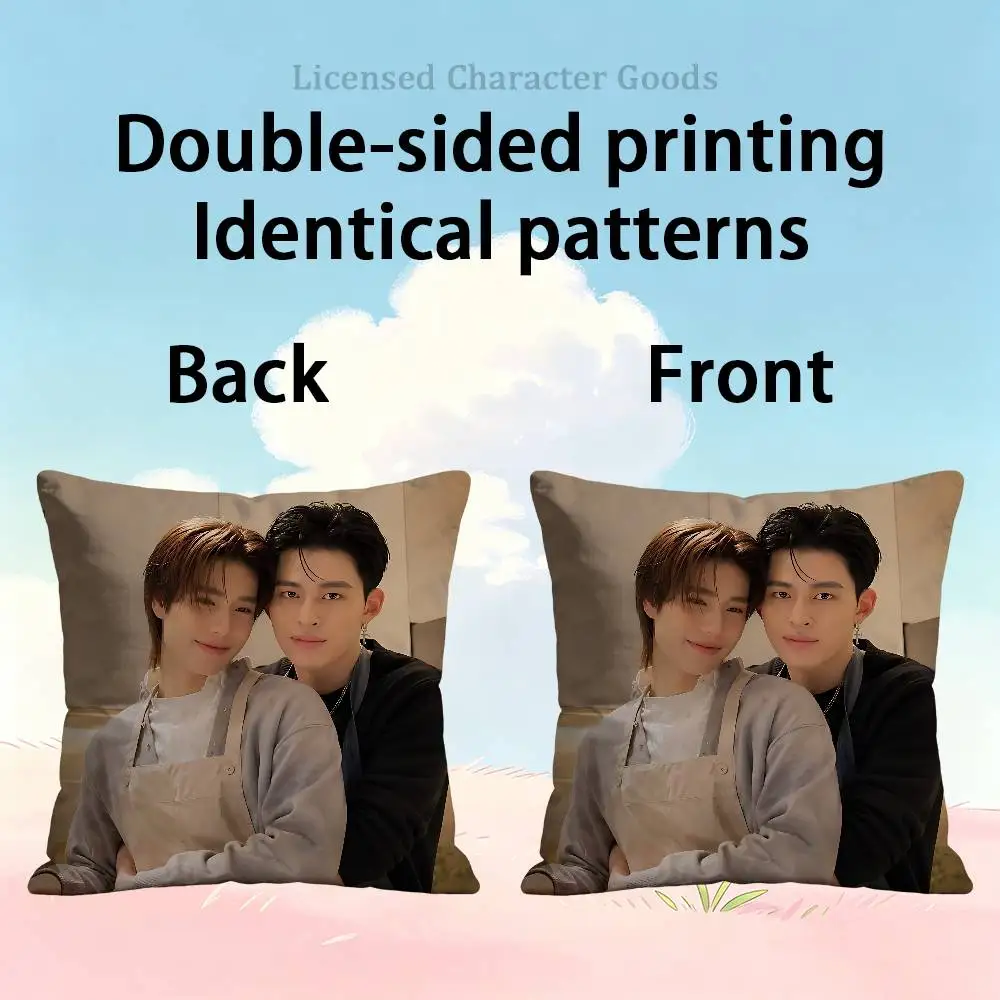PondPhuwin 30x30 35x35 40x40 45x45 50x50 cm Fade Resistant Throw Pillow Cover Pet Friendly Patio Sofa Decor