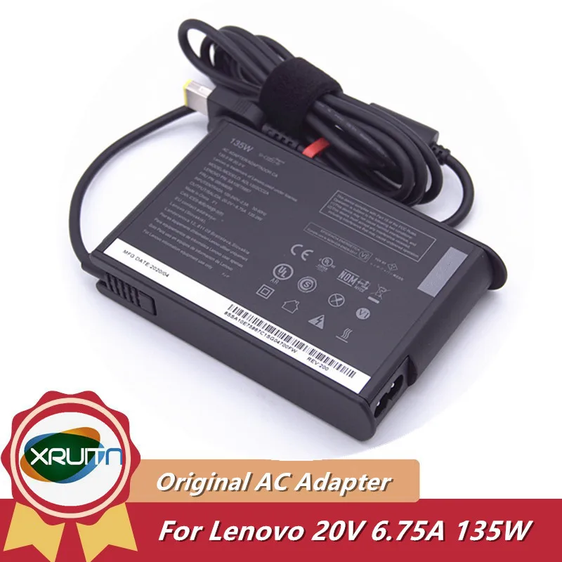 

Original 20V 6.75A 135W ADL135SLC3A SA10R16924 AC Adapter for Lenovo ideapad Gaming 3 Laptop Charger 15IMH05 Type 81Y4 00HM689