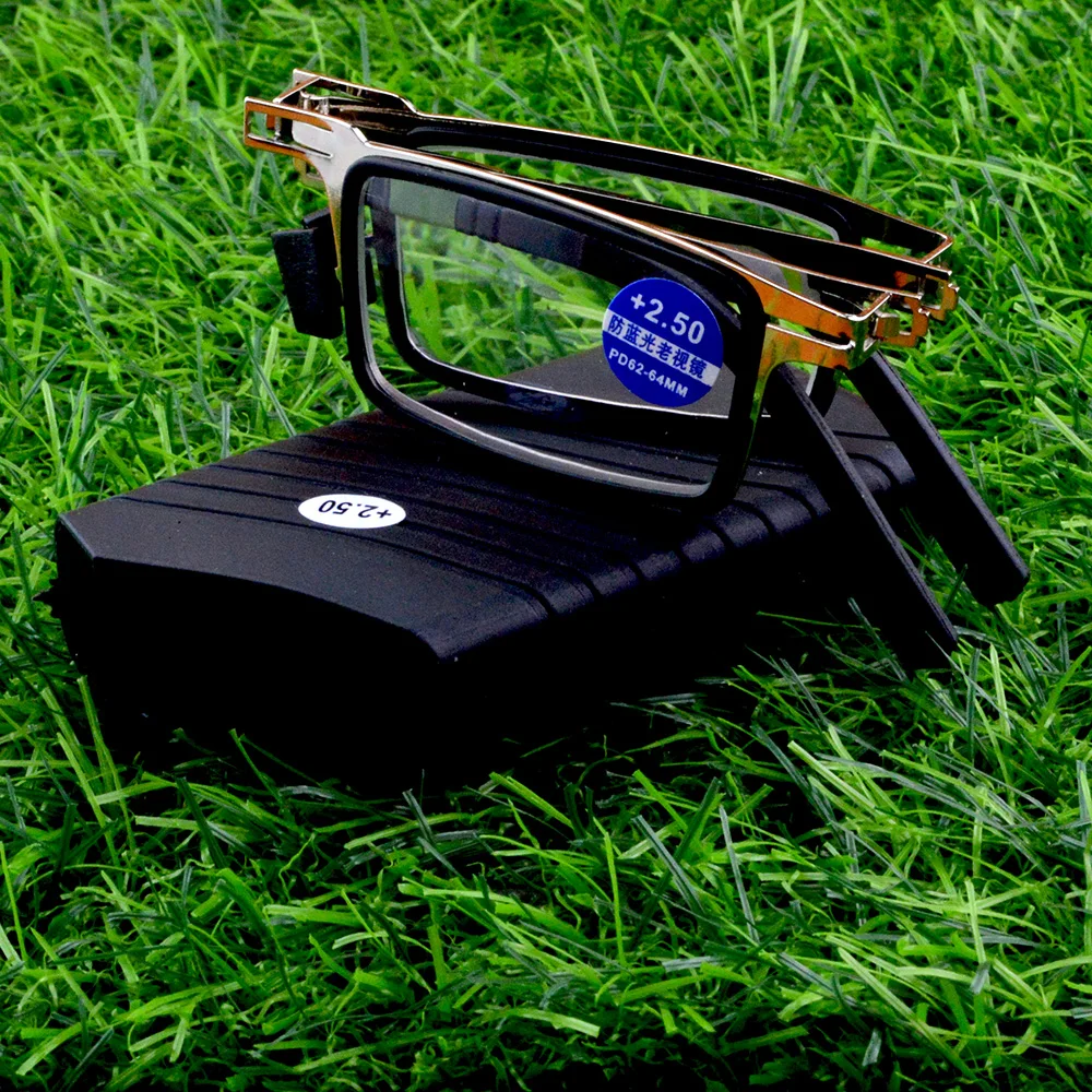 No Screws and No Solder Joints Foldable Small Size Quality Reading Glasses Folding Male Anti Fatigue +1 to +4