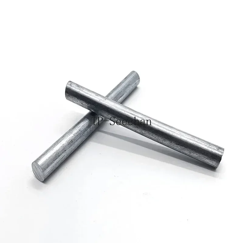 Length 300mm Purity Zinc Rod Solid Round Bar Dia 10/12/15/16/18/20mm Anode Electroplating Marine Anticorrosive Experimental