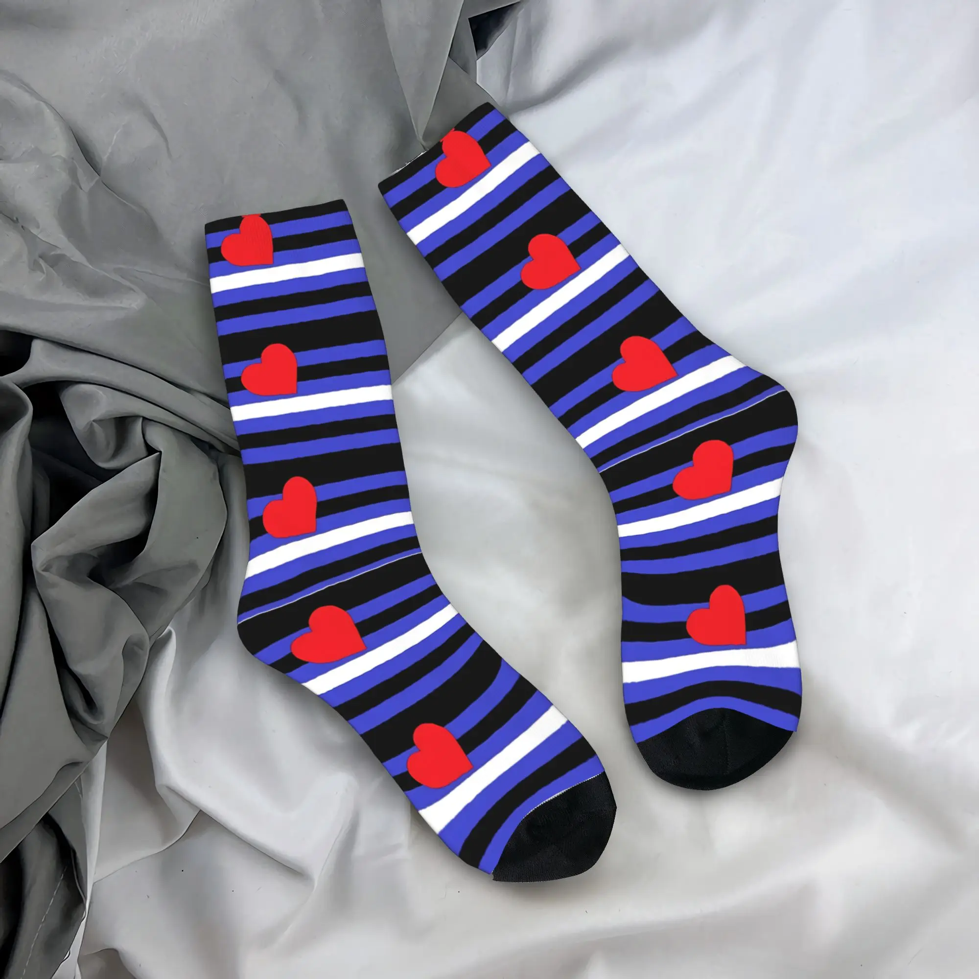 

Leather Pride Flag Proud Fetish Stockings Harajuku Socks Men Soft Socks Winter Running Design Anti Skid Socks Gift