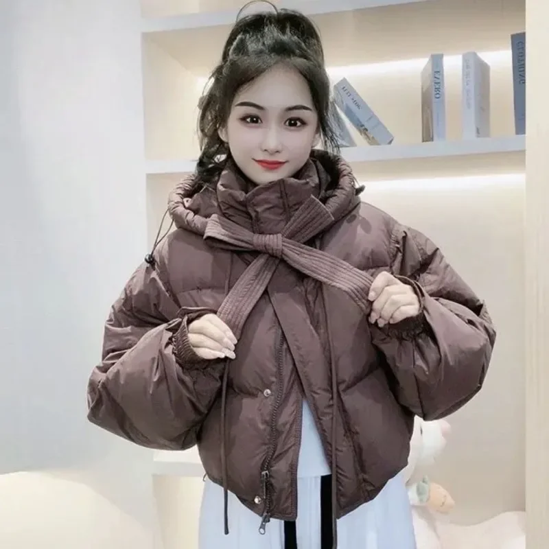 Neue Frauen Unten Jacke Winter Mantel Weibliche Kurze Parkas Gegeben Zu Philanding Outwear Mit Kapuze Freizeit Vielseitig Mantel