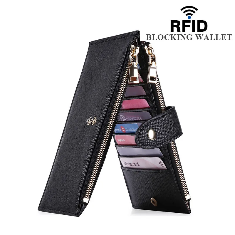 

New Multi-card Zipper Mobile Phone Bag Large-capacity Ladies Card Bag Multifunctional Men's Classic Long Wallet 카드지갑 carteras