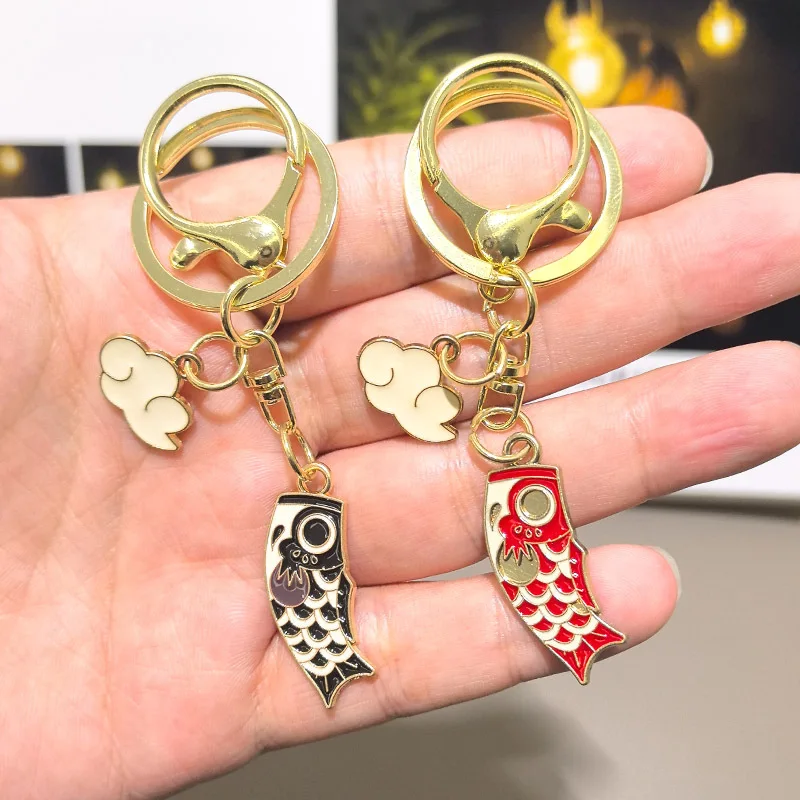 

Graduation Gift Koi Keychain Safe Joy Koi Car Cute Personalized Gifts Y2k Fashion Keychain Student Backpack Fish