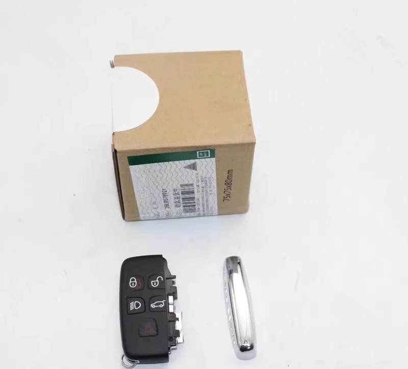 

Smart Key Fob Shell Case With Chrome Side Trim For Land Rover Range Rover Sport Vogue Discovery 4 Freelander 2