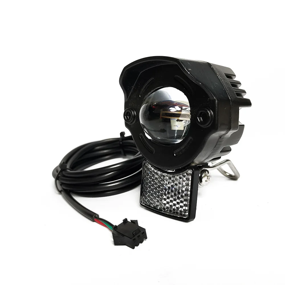 Electric Headlight for Cycling EBike, Front and Rear Warning Lights, LED Night Spotlight, Latest Headlamp, 36 V, 48V, 60V