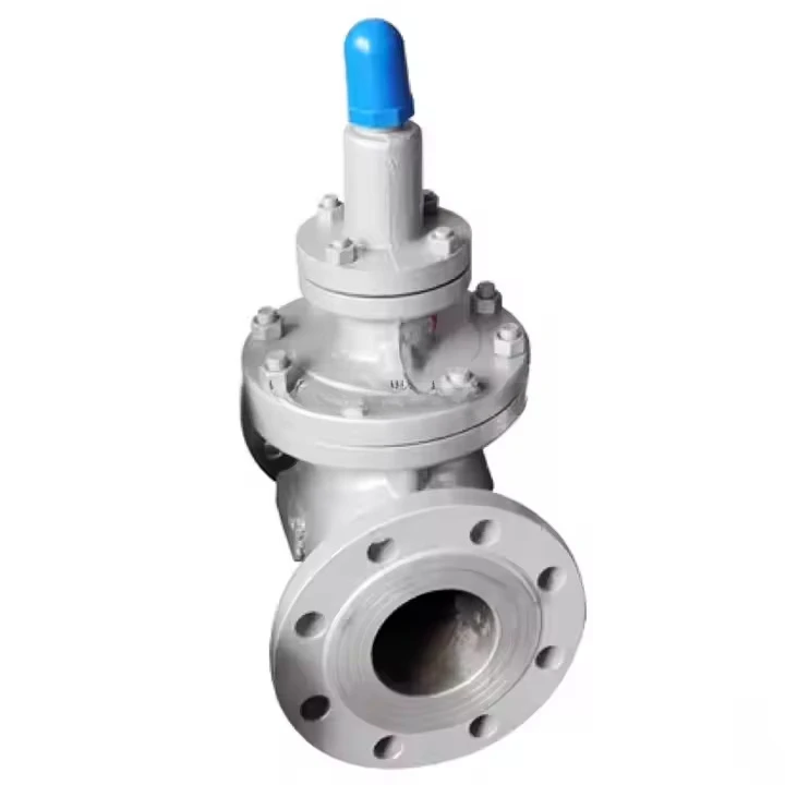 DP17 DP143 Cast Steel Pilot Steam Pressure Reducing Valve High Temperature Check Structure For Gas Media