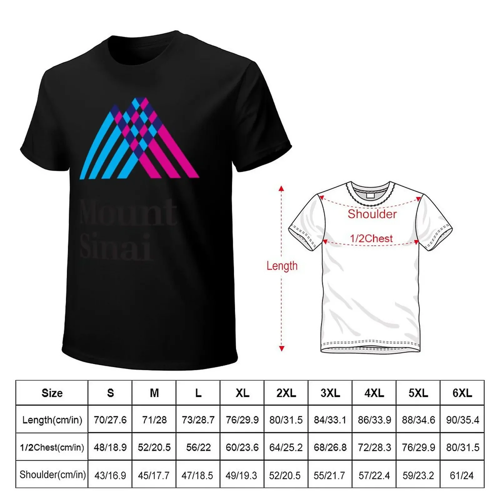 Icahn, The Mount Sinai T-Shirt heavyweights cheap stuff plus size tops shirts graphic clothing for men