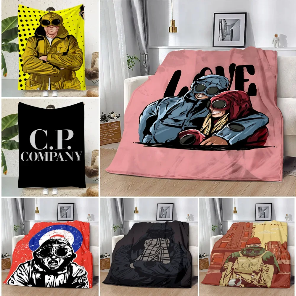 Fashion Luxury CP Printed Blanket Picnic Blankets Warm Blanket Soft and Comfortable Blanket C-COMPANYs-S Home Travel Birthday