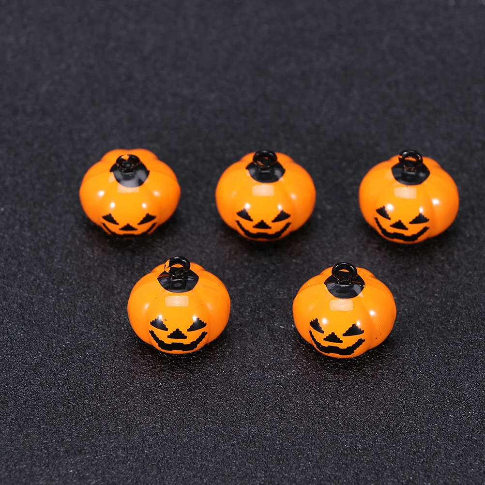 

12Pcs Pumpkin Copper Mini Bell Pendant for Pet Collar Pet Accessories Quick Release Buckle Pumpkin Pattern Bell
