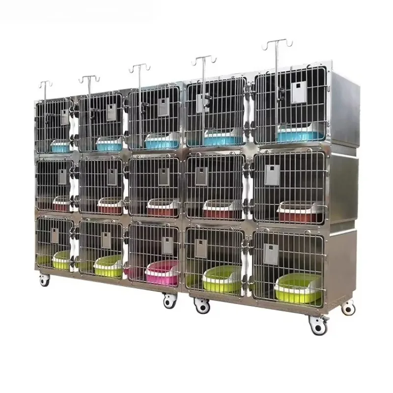 Veterinary Equipment Commercial Stainless Steel Professional Boarding Outdoor Kennel Cages Dog Kennels Large Outdoor