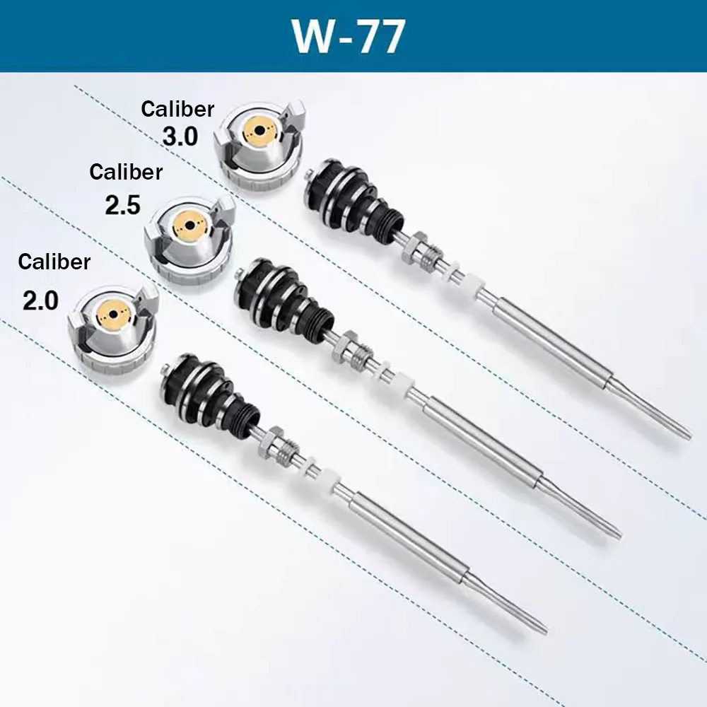 W-71 W-77 W-101 General Accessories Three Piece Needle Nozzle, Spray Cap Spray Gun Spray Can