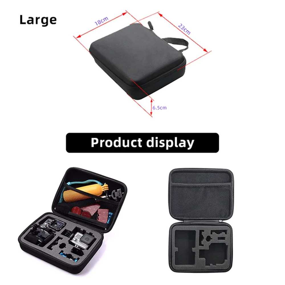 Carrying Case Storage Bag Safe and Portable Waterproof Shockproof for GoPro Hero 12 11 10 9 AKASO DJI Action 3 GoPro Accessories