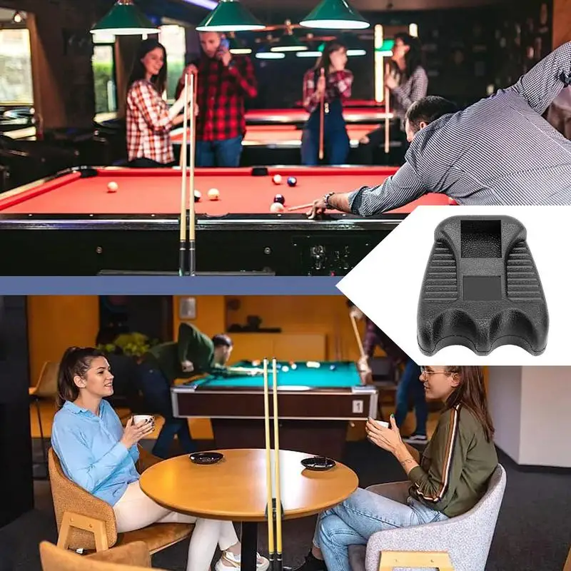Cue Stick Holder Small Stable Cue Holder Non Slip Cue Rest Billiard Supplies Portable Pool Table Accessories With Chalk Holder