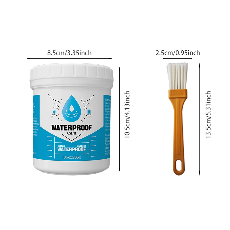 invisible waterproof agent 300g Multi-Purpose Clear Sealant Quick Dry for Bathroom Kitchen Roof Leak Repair