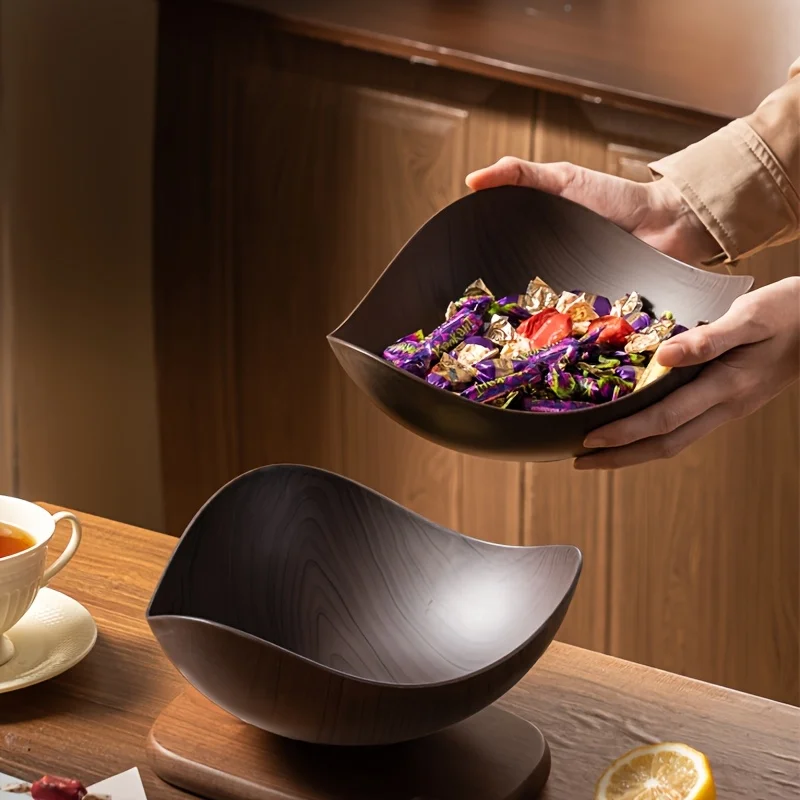 Wood Grain Serving Bowl 3