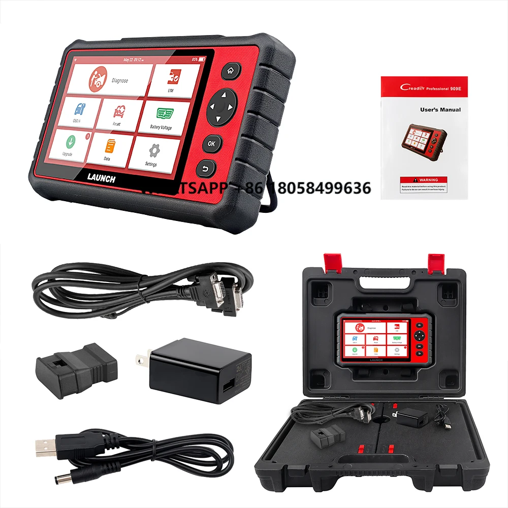 

Automotive Diagnostic Tool OBD2 Autoscanner Full Systems TPMS AF Oil IMMO 26 Reset OBDII Code Reader Update X431 CRP909E
