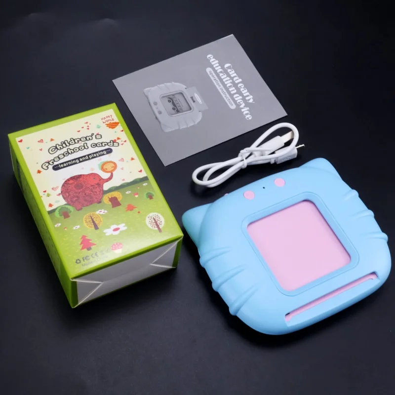 Vroeg onderwijs Flash Card Leren speelgoed Pratende Flashcards voor kinderen Voorschoolse Engelse elektronische audioboekmachine Cadeau