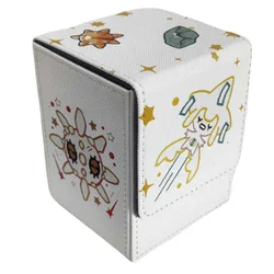 Card Case Solrock Lunatone Jirachi Ptcg Diy High Quality Leather Action Toy Figures Game Collection Storage Box Gift for Friend