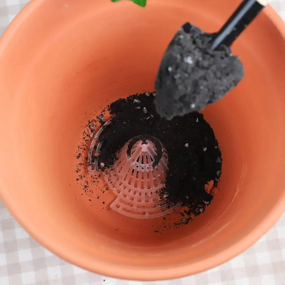 10pcs Leakproof Flower Pot Hole Mesh Cup Conical Bonsai Pot Bottom Coniform Grid Mat Bottom Net Prevent Soil Loss Breathable Cup