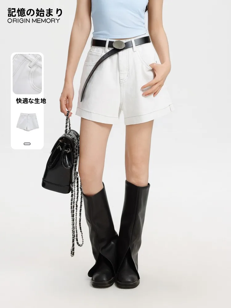 

Memory's Start Denim orts Casual Faionable Summer New Sle Slimming Versatile Casual Hot Pants Stand Fit Adult Women