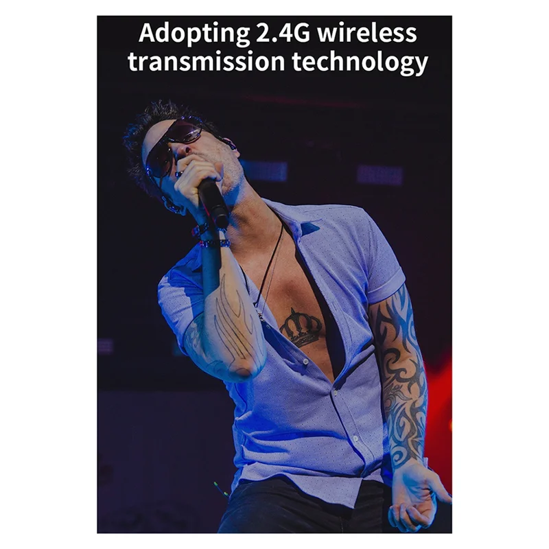 Dropship-2.4G Wireless Microphone Universal Anti-Howling Stage Karaoke Charging Microphone Sound Card Live Microphone